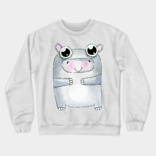 Hippopotamus Crewneck Sweatshirt